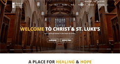 Desktop Screenshot of christandstlukes.org